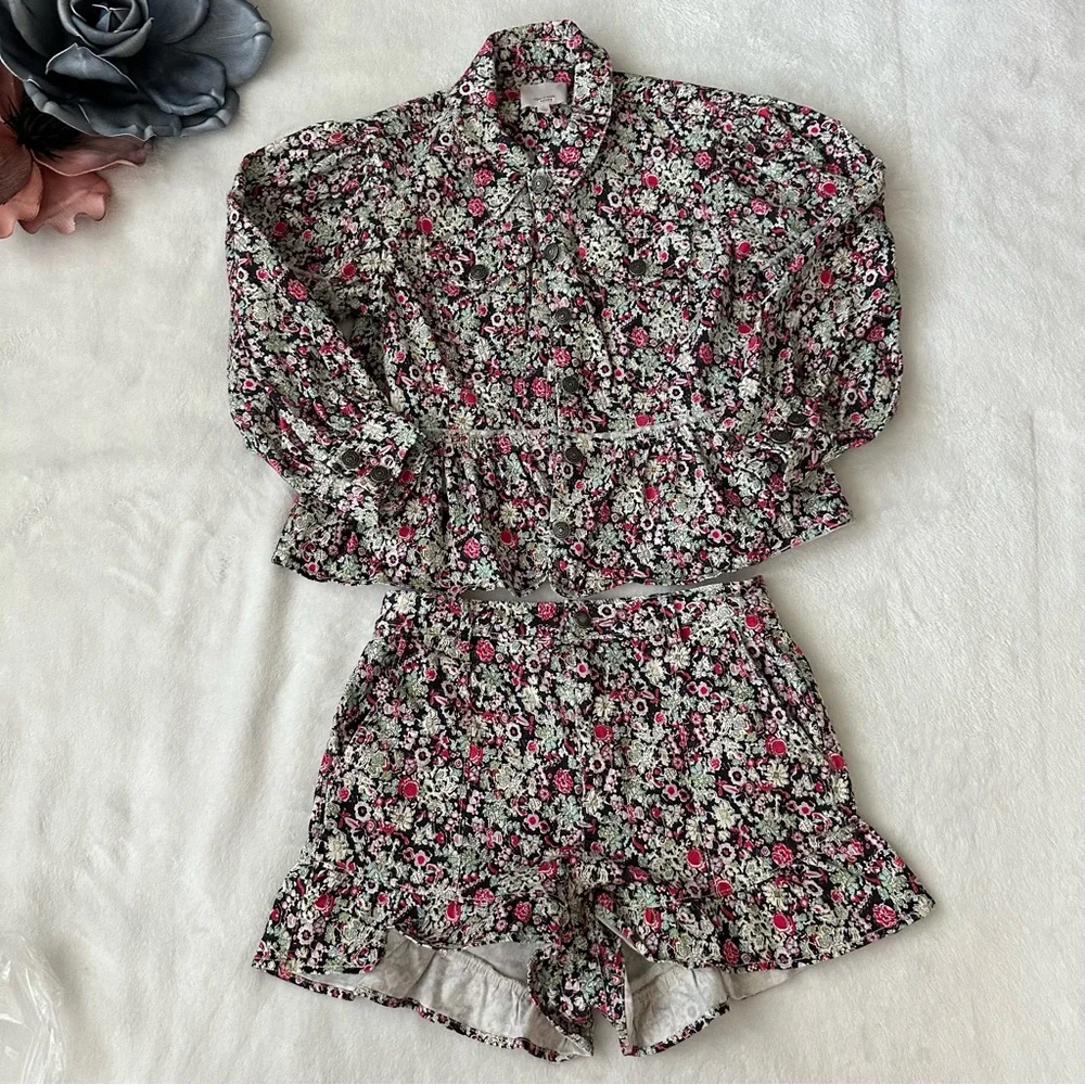 Cinq à Sept Penny Floral Shorts Size 4